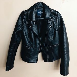 American Eagle Faux Leather Jacket - NWOT